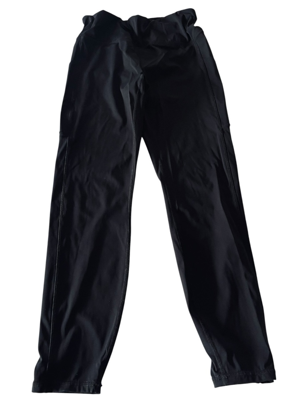 Vuori Women Small Black 7/8 Leggings High Rise Stretch Athletic Yoga 24 Inseam